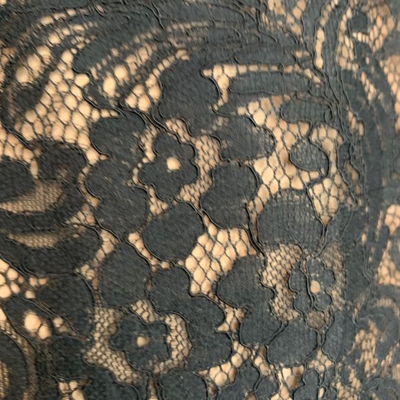 STYLESTALKER‎ x Revolve Black Lace Plunge Romper with Pockets Sz S - Picture 5 of 12